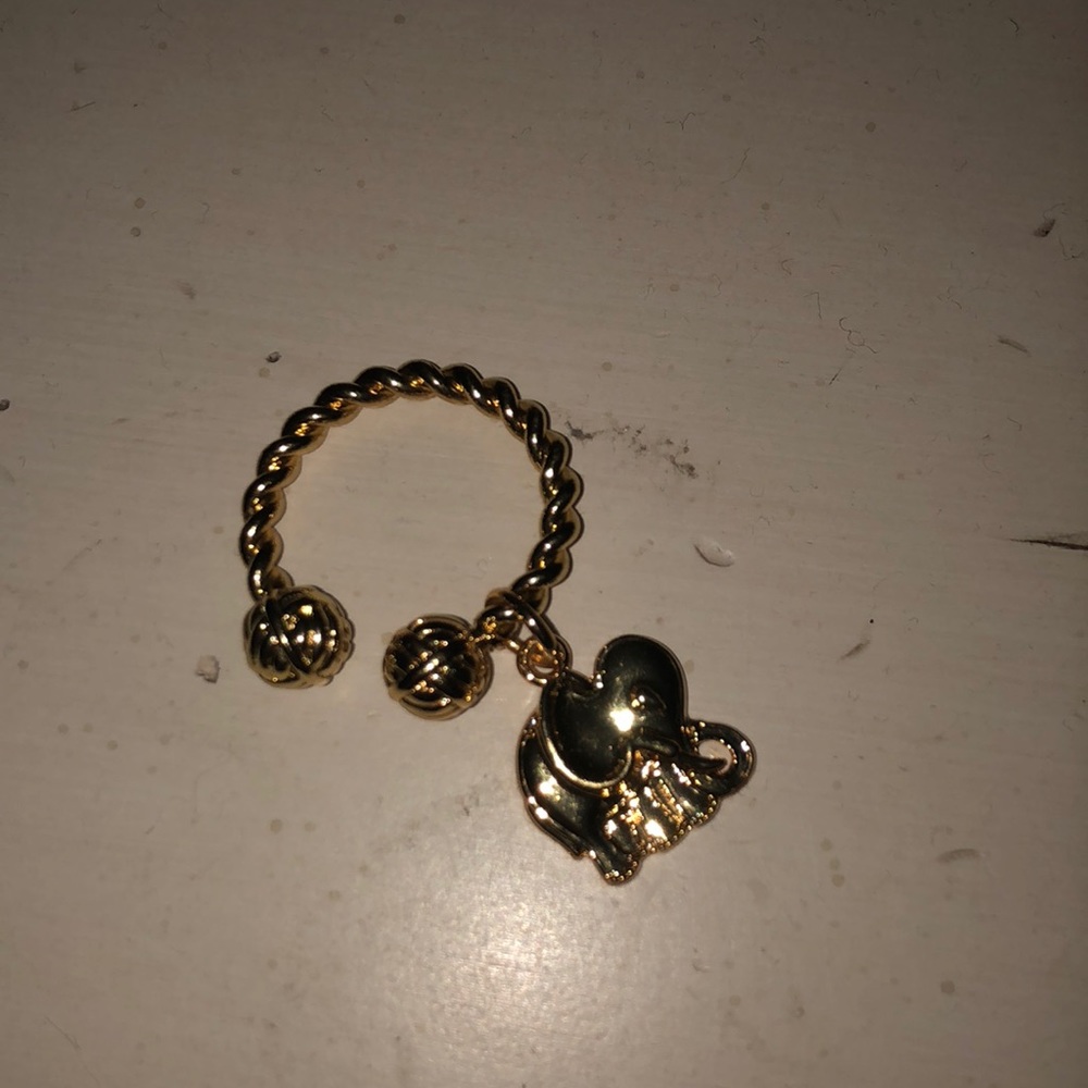 lilly pulitzer elephant key ring !